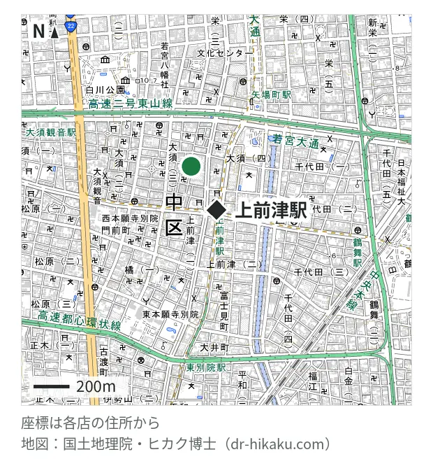 じゃんぱら 名古屋大須アメ横店・上前津駅 277m・徒歩4分