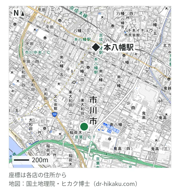 スマホ職人 市川店・本八幡駅 942m・徒歩12分