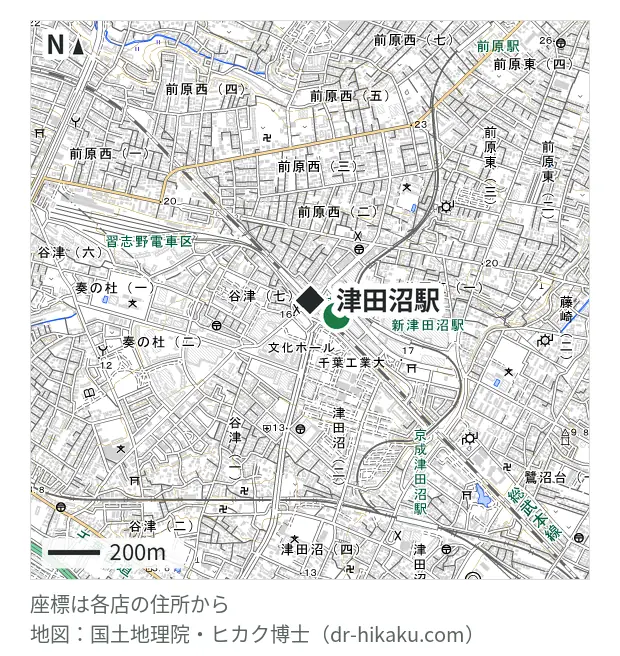 じゃんぱら 津田沼店・津田沼駅 120m・徒歩2分