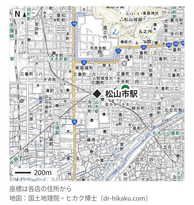 アイクラフト 松山店・松山市駅 328m・徒歩5分