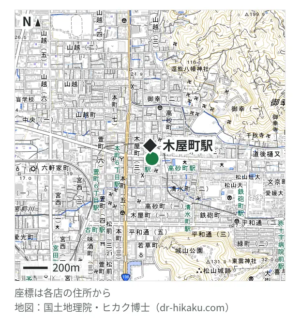 スマホ修理工房 松山高砂町店・木屋町駅 109m・徒歩2分