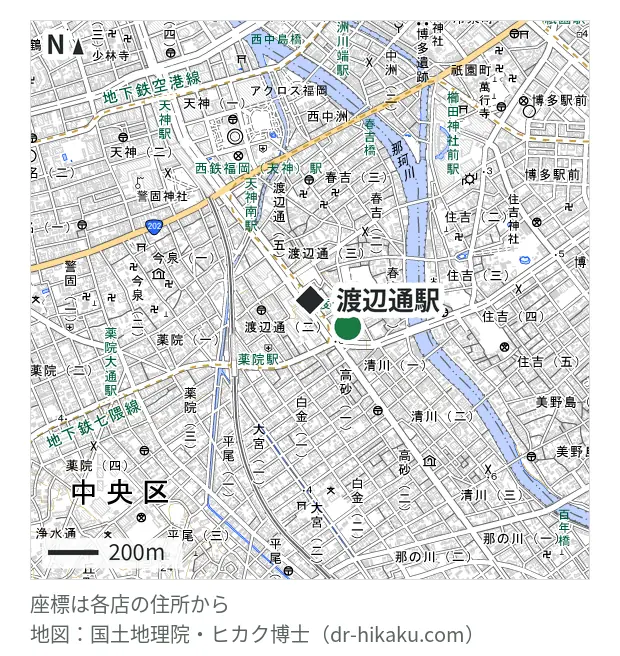スマホ修理SHOP サンセルコ福岡店・渡辺通駅 183m・徒歩3分