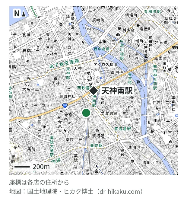 iPhone修理アイサポ 天神今泉店・天神南駅 308m・徒歩4分