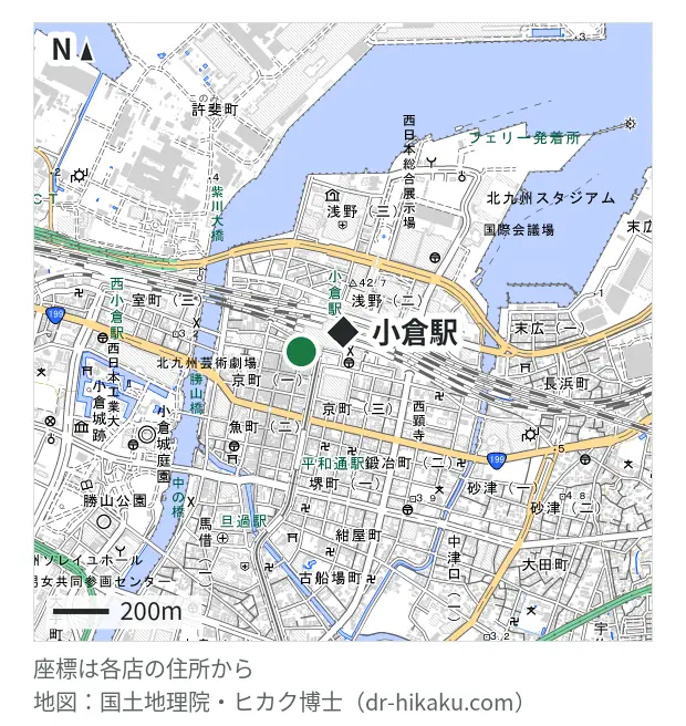じゃんぱら 小倉駅前店・小倉駅 83m・徒歩2分