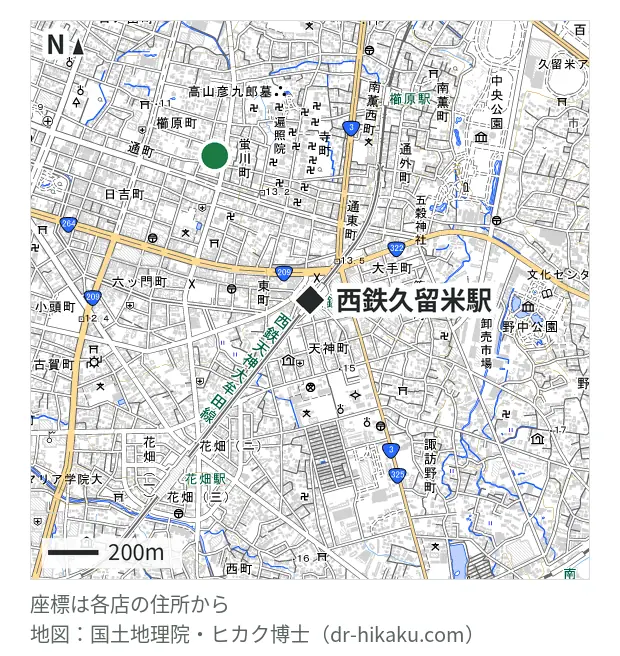 スマップル 久留米店・西鉄久留米駅 690m・徒歩9分
