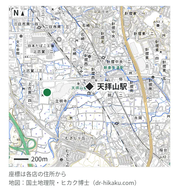 スマートクール イオンモール筑紫野店・天拝山駅 589m・徒歩8分