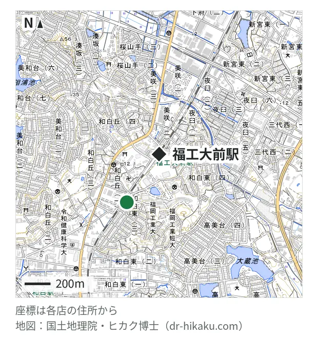 スマレンジャー 福岡和白店・福工大前駅 447m・徒歩6分