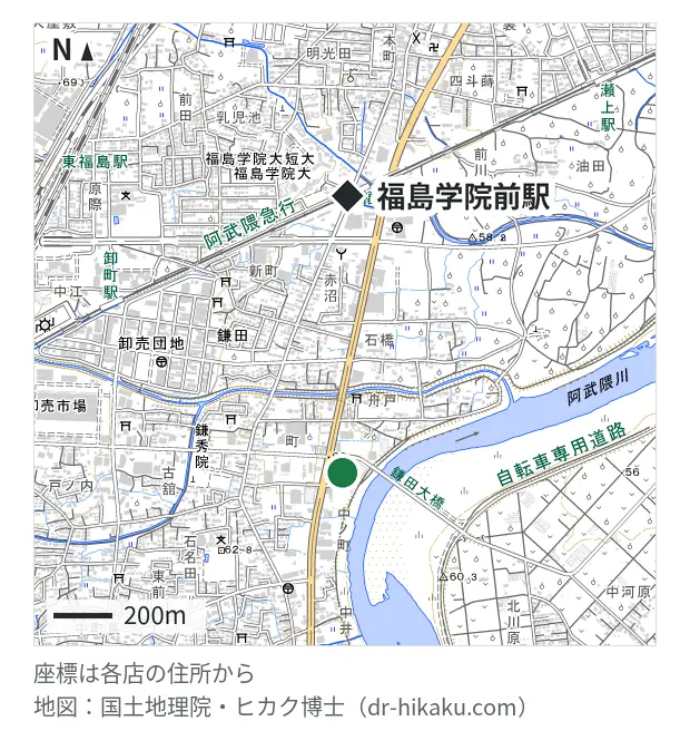 スマホ修理工房 キホーテ福島店・福島学院前駅 937m・徒歩12分