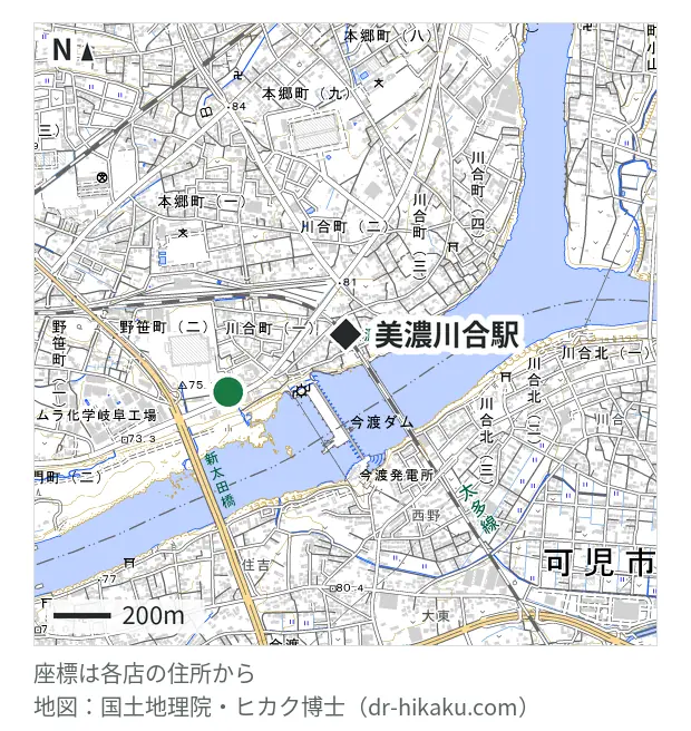 あいプロ MEGAドンキホーテUNY美濃加茂店・美濃川合駅 457m・徒歩6分