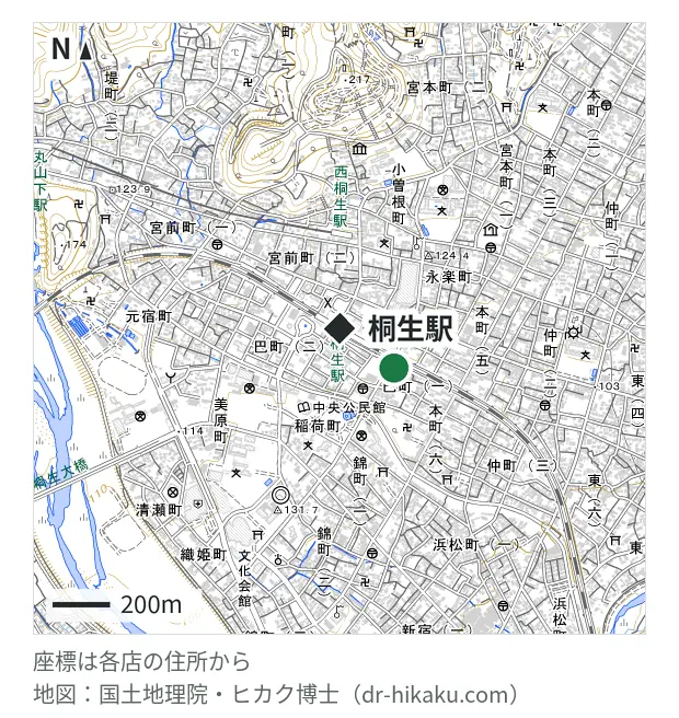 iPhone修理サービス 桐生店・桐生駅 236m・徒歩3分