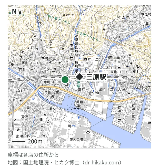 ジャパンコスモ・三原駅 214m・徒歩3分