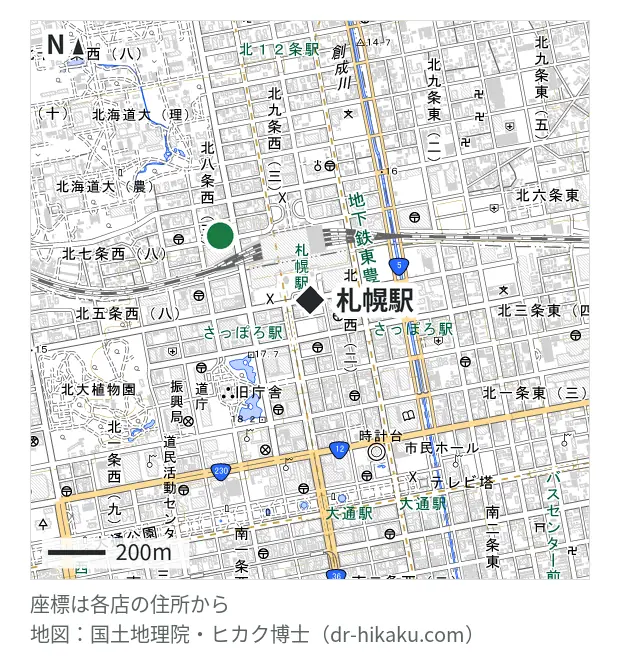 スマップル 札幌駅店・札幌駅 203m・徒歩3分