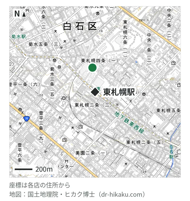 スマートクリア RASORA札幌店・東札幌駅 278m・徒歩4分