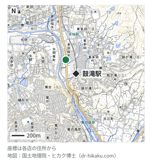 リンゴ屋 川西店・鼓滝駅 274m・徒歩4分