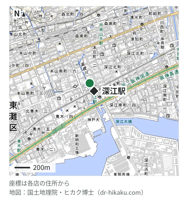 Green‐repair・深江駅 115m・徒歩2分