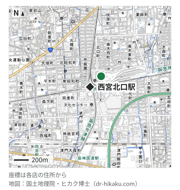 スマホスピタル 西宮北口店・西宮北口駅 185m・徒歩3分