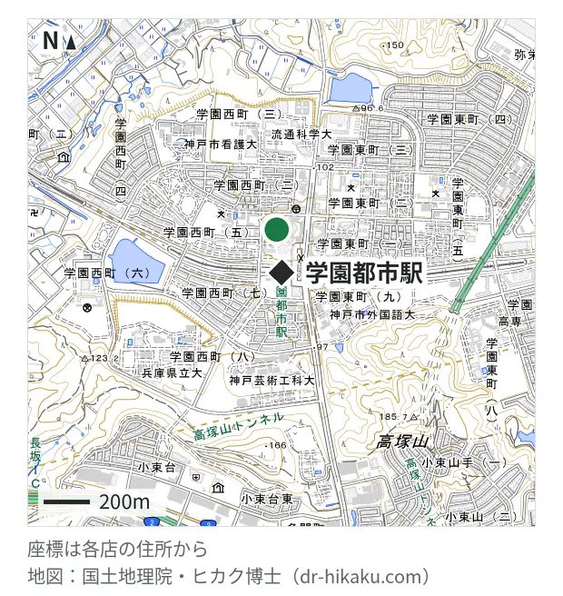 smart365 学園都市店・学園都市駅 188m・徒歩3分