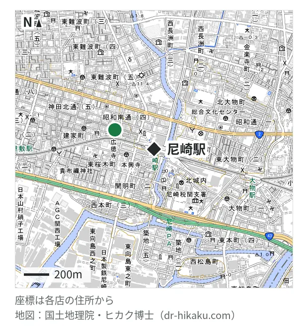 スマレンジャー 尼崎中央商店街店・尼崎駅 344m・徒歩5分