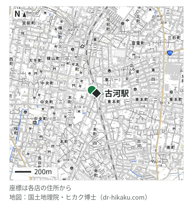 ハピネスコレクション VAL古河店・古河駅 68m・徒歩1分