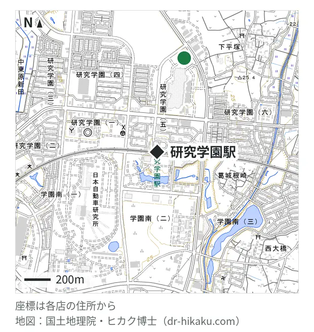 ノジマ イーアスつくば店・研究学園駅 743m・徒歩10分