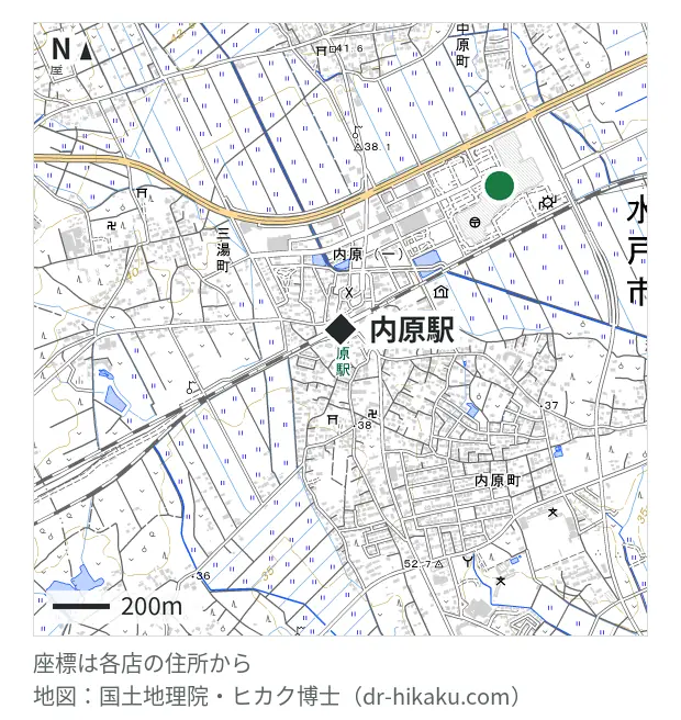 スマホ修理工房 イオンモール水戸内原店・内原駅 749m・徒歩10分