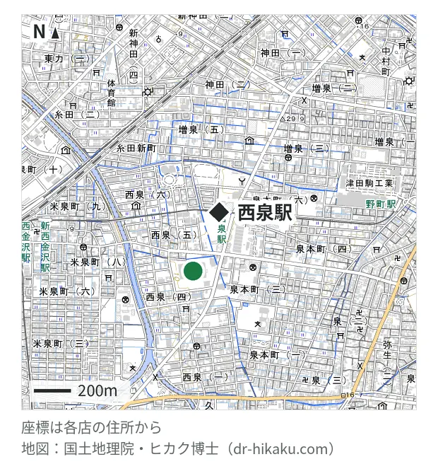 あいプロ 金沢店・西泉駅 349m・徒歩5分