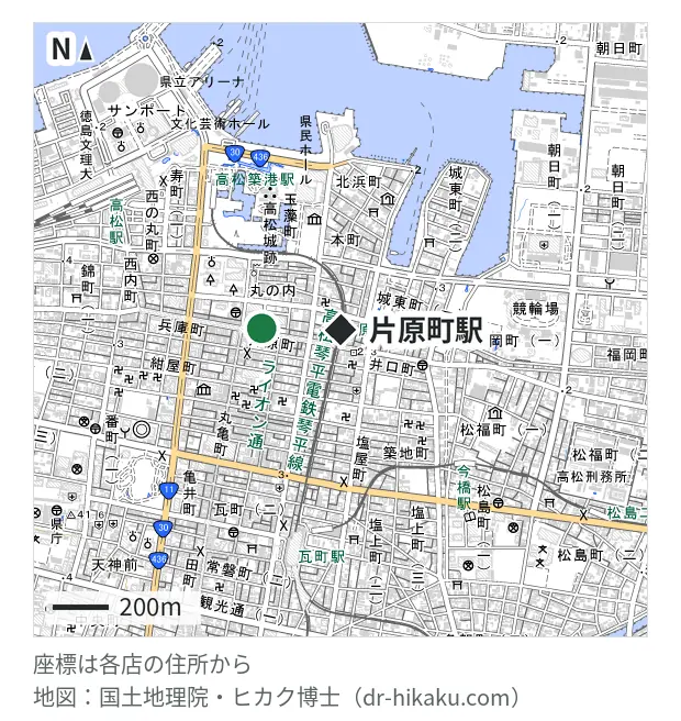 スマホスピタル 高松・片原町駅 283m・徒歩4分