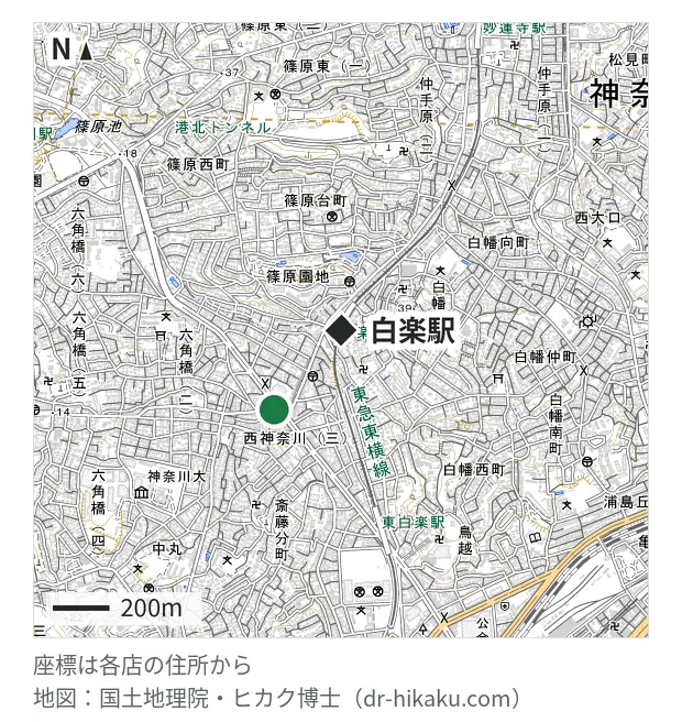 ドクター・ホームネット 横浜六角橋店・白楽駅 368m・徒歩5分