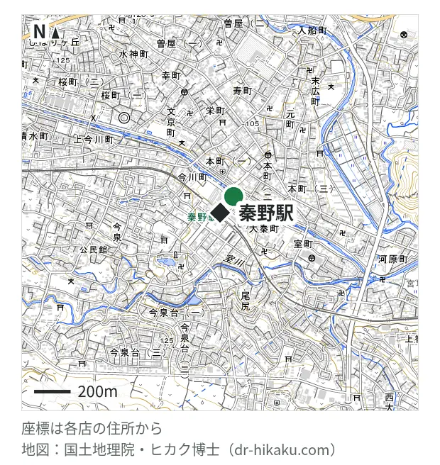 アリマス本舗 秦野店・秦野駅 117m・徒歩2分