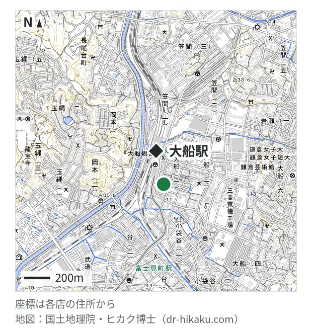 アリマス本舗 大船店・大船駅 135m・徒歩2分
