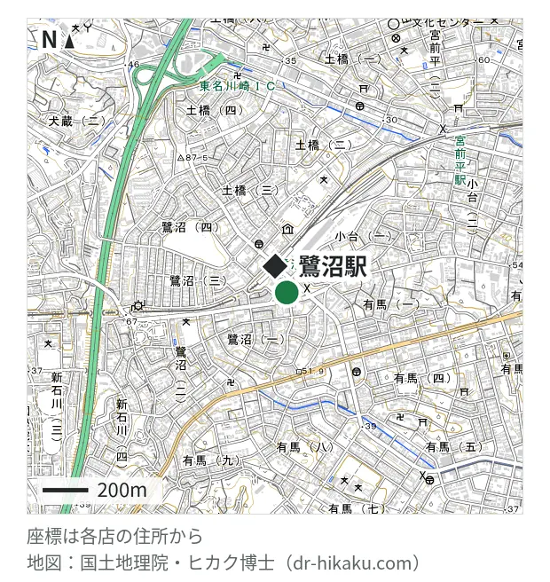 アリマス本舗 フレルさぎ沼店・鷺沼駅 127m・徒歩2分