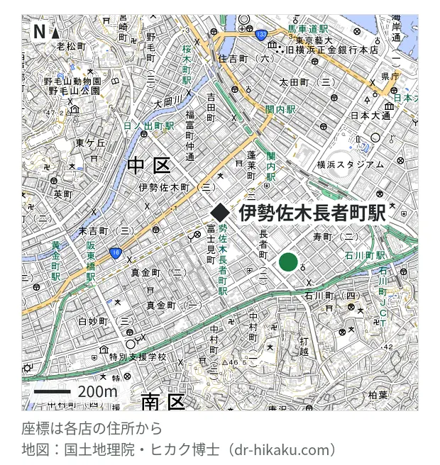 iPhone修理アイサポ 伊勢佐木長者町店・伊勢佐木長者町駅 462m・徒歩6分