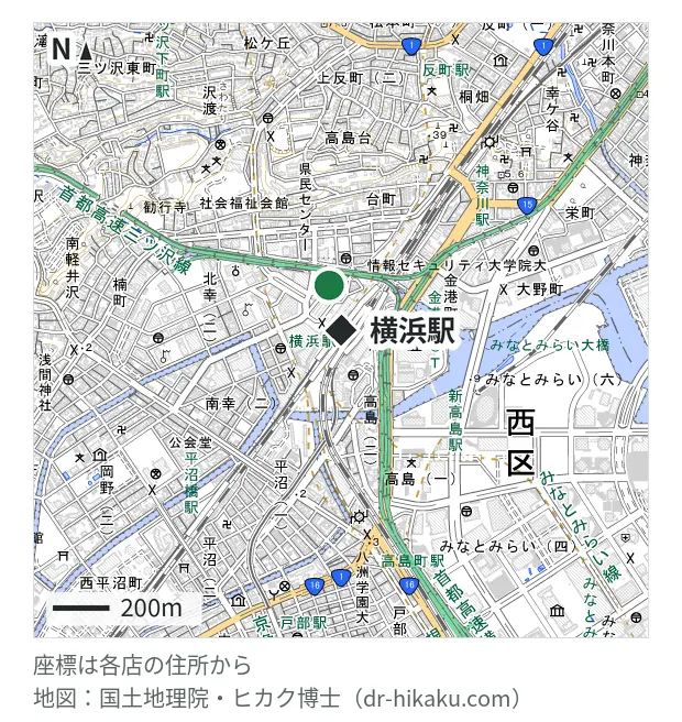 モバイアス 横浜店・横浜駅 126m・徒歩2分