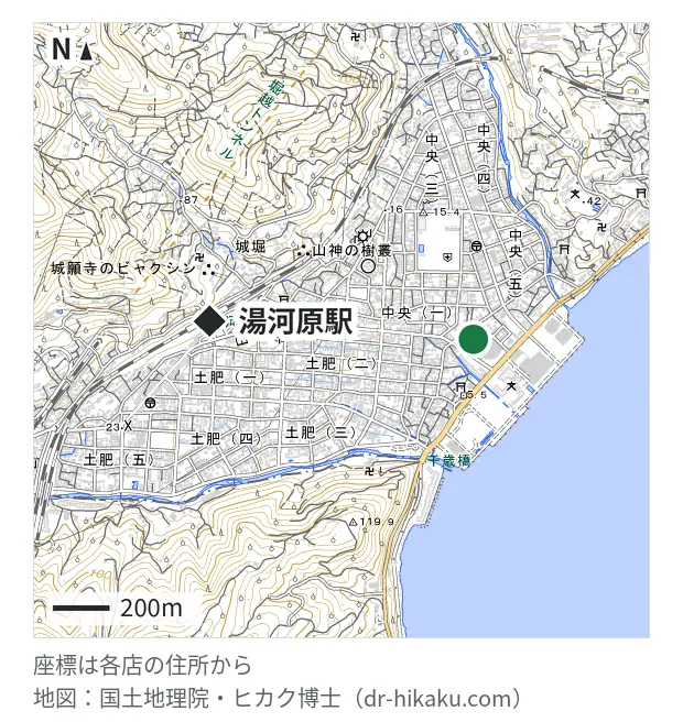 ノジマ 湯河原店・湯河原駅 936m・徒歩12分