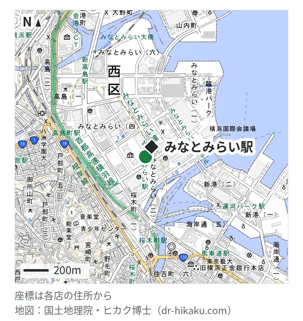 ノジマ MARK IS みなとみらい店・みなとみらい駅 93m・徒歩2分