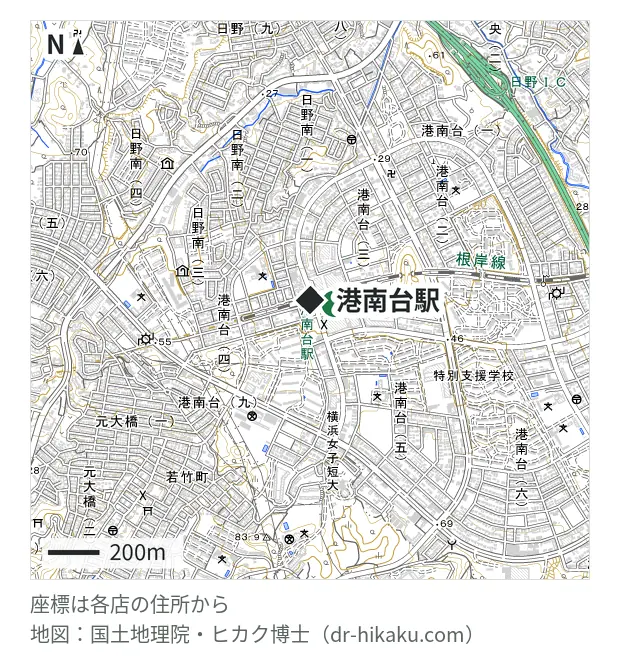 ノジマ 港南台バーズ店・港南台駅 98m・徒歩2分