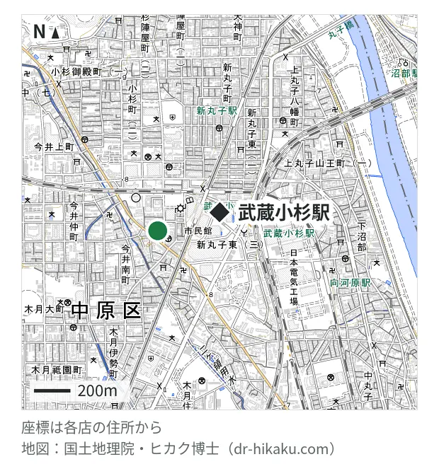 スマホラボ 武蔵小杉店・武蔵小杉駅 243m・徒歩4分