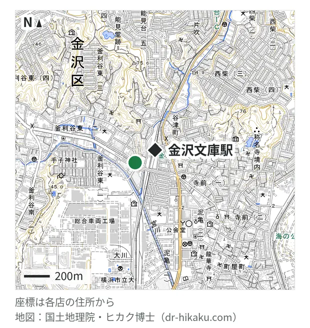 スマートファボ 金沢文庫店・金沢文庫駅 183m・徒歩3分