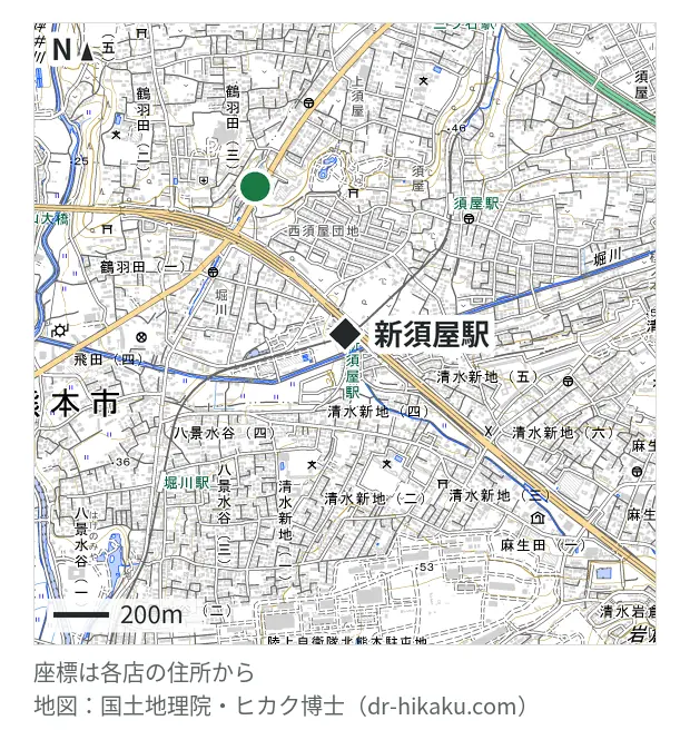 K帯堂 熊本北店・新須屋駅 621m・徒歩8分