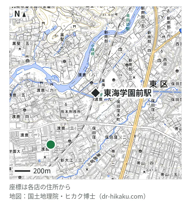 K帯堂・東海学園前駅 889m・徒歩12分