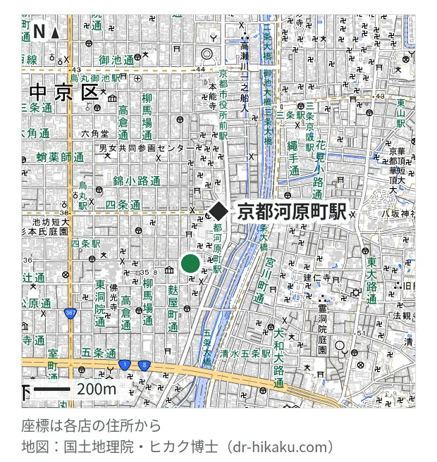 じゃんぱら 京都店・京都河原町駅 329m・徒歩5分