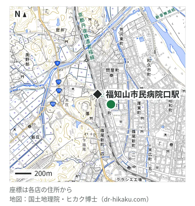 パソコンシェルジュ 福知山店・福知山市民病院口駅 209m・徒歩3分