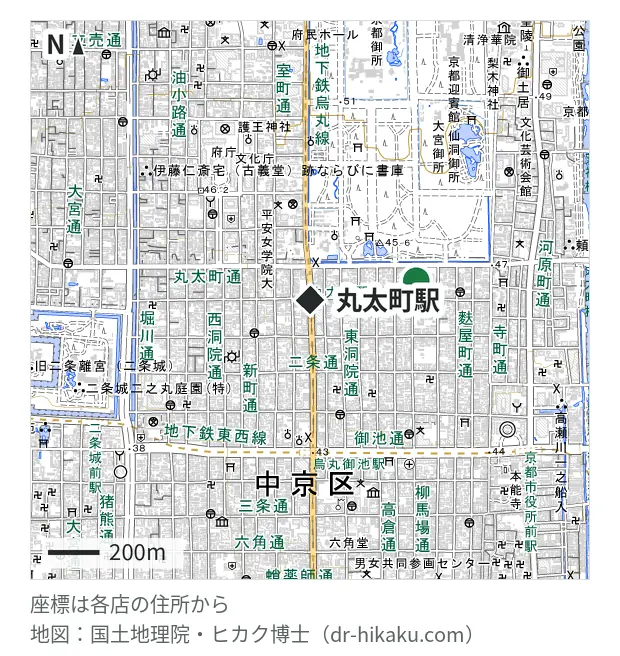 スキルワン 京都河原町店・丸太町駅 421m・徒歩6分