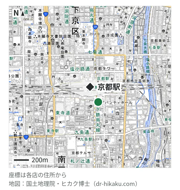 アイプラス 京都アバンティ店・京都駅 163m・徒歩3分