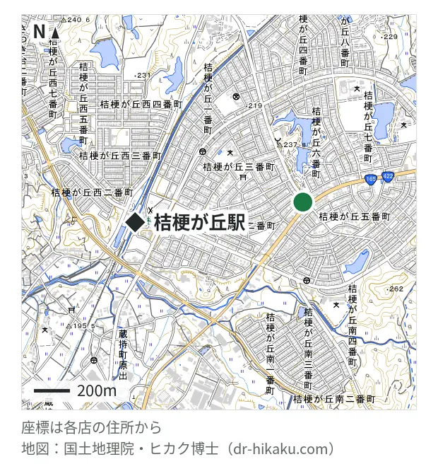 リペアマート・桔梗が丘駅 938m・徒歩12分
