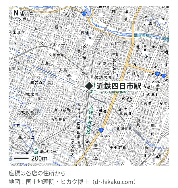 iPhone修理工場 四日市店・近鉄四日市駅 227m・徒歩3分