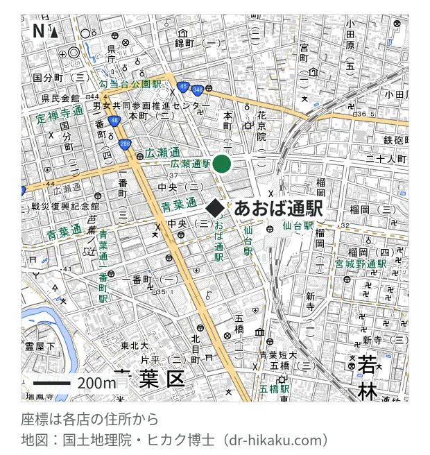 スマップル 仙台店・あおば通駅 241m・徒歩4分
