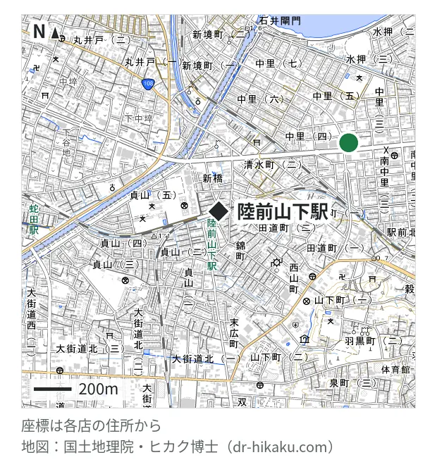 リンゴ屋 リペア工房石巻・陸前山下駅 781m・徒歩10分