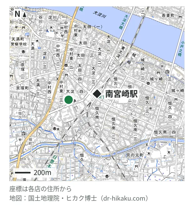 iCrackedStore 宮交シティ・南宮崎駅 376m・徒歩5分