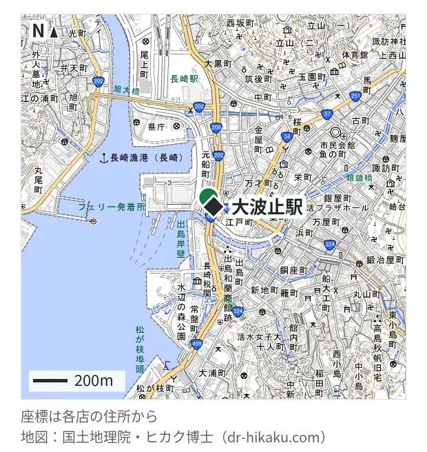 KAZUKI 大波止店・大波止駅 60m・徒歩1分